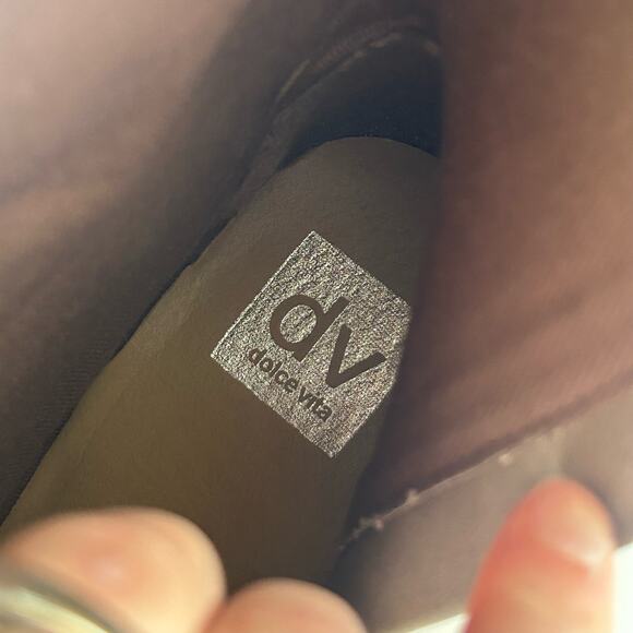 DV by Dolce Vita Women's Daring Ankle Harness Heeled Bootie Boots Taupe 7.5 New - Picture 6 of 8